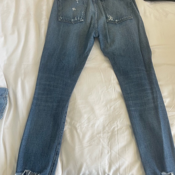 Citizens Of Humanity Blue Straight Leg Jeans - Picture 2 of 3